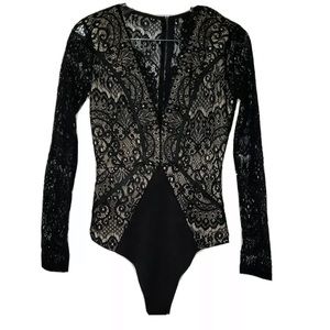 Windsor long sleeve lace bodysuit